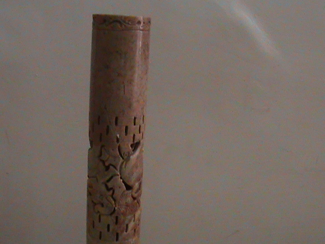Cylinder Elephant Candle Holder in Marble